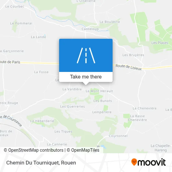 Chemin Du Tourniquet map