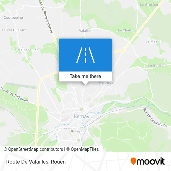 Route De Valailles map