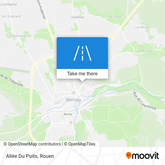 Allée Du Puits map