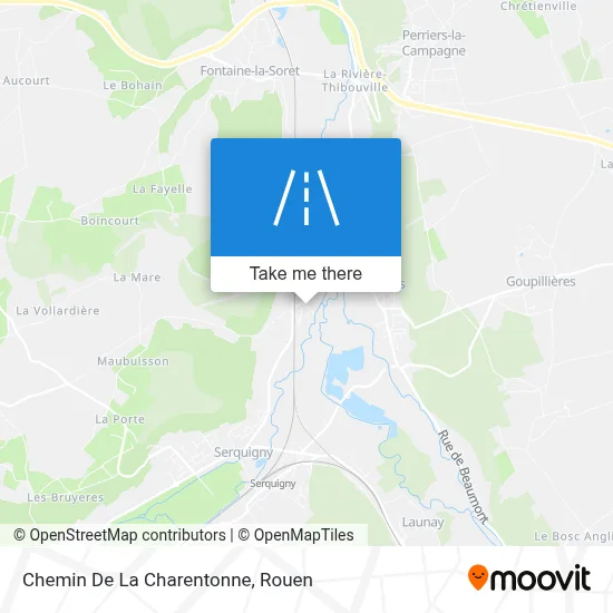 Chemin De La Charentonne map