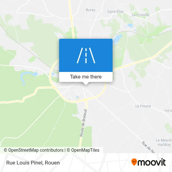 Rue Louis Pinel map