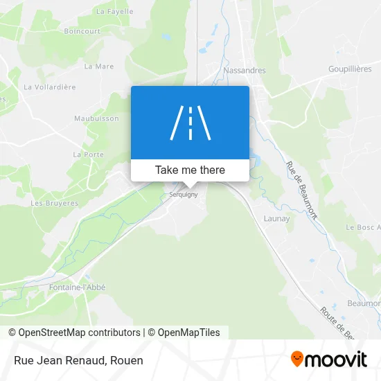 Rue Jean Renaud map