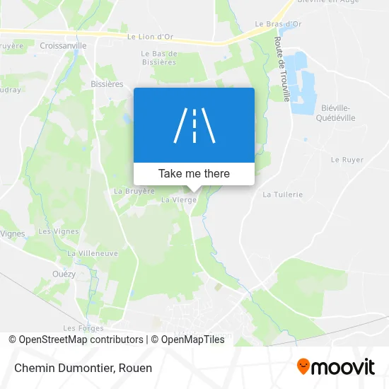 Chemin Dumontier map