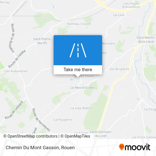 Chemin Du Mont Gasson map