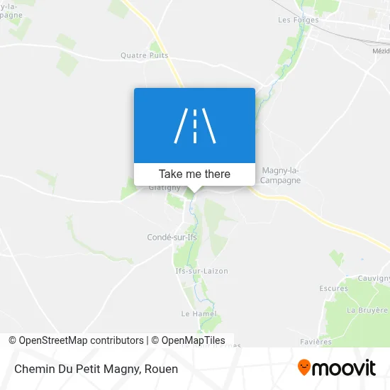 Chemin Du Petit Magny map