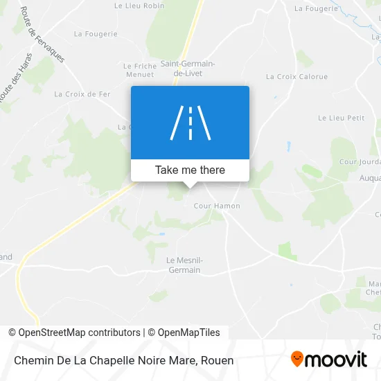 Chemin De La Chapelle Noire Mare map