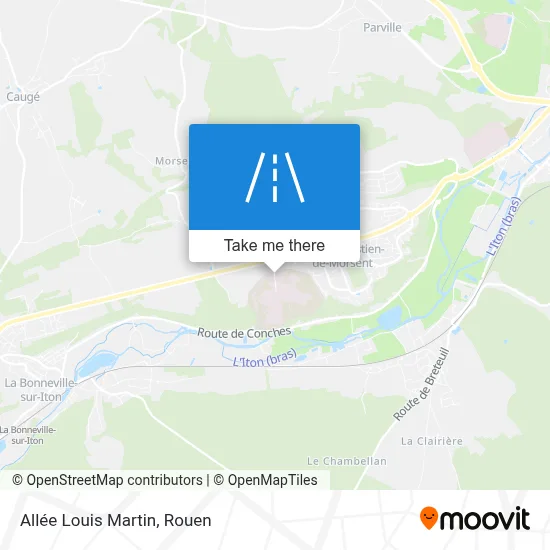 Allée Louis Martin map