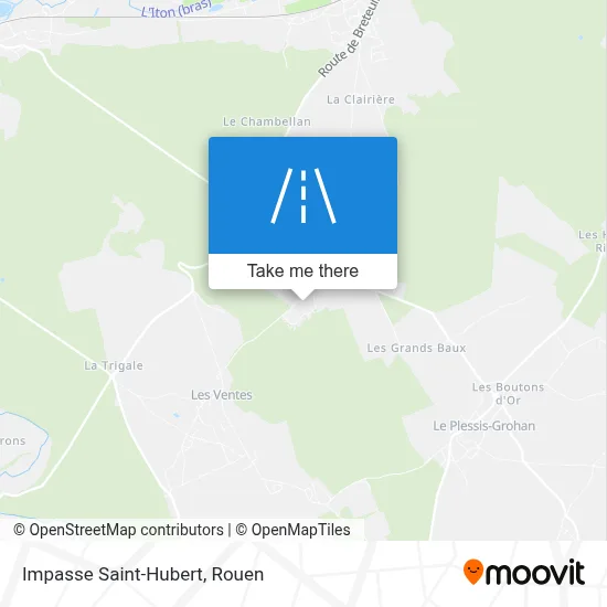 Impasse Saint-Hubert map