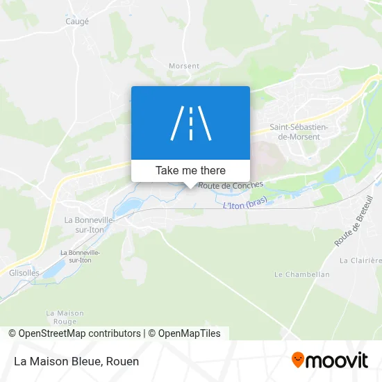 La Maison Bleue map