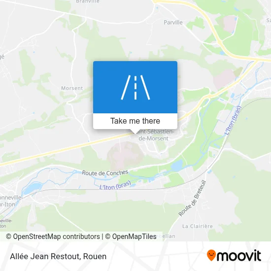 Allée Jean Restout map