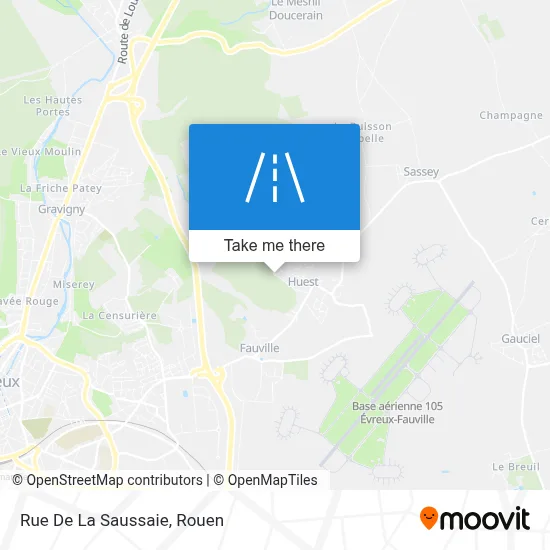Mapa Rue De La Saussaie