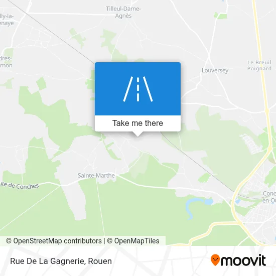Mapa Rue De La Gagnerie