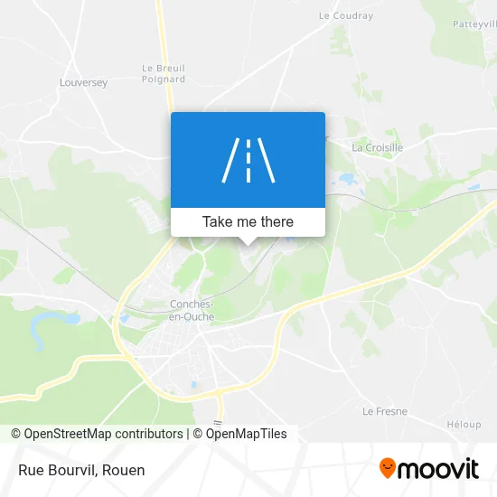 Rue Bourvil map