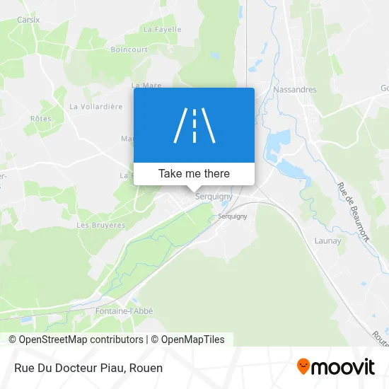 Rue Du Docteur Piau map