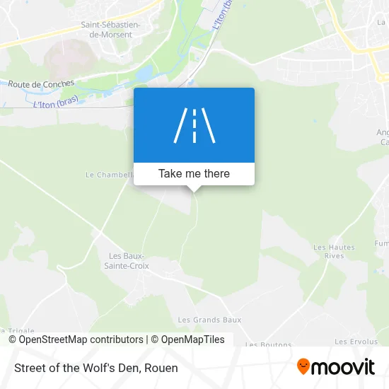 Rue De La Fosse Aux Loups map