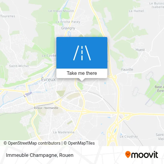 Immeuble Champagne map