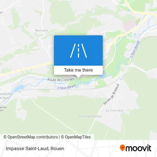 Impasse Saint-Laud map