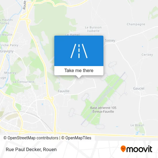 Mapa Rue Paul Decker