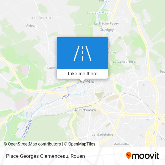 Place Georges Clemenceau map