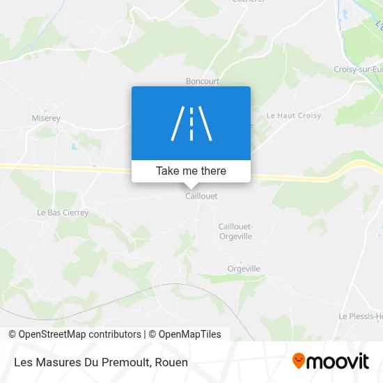 Les Masures Du Premoult map