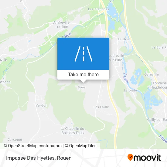 Impasse Des Hyettes map