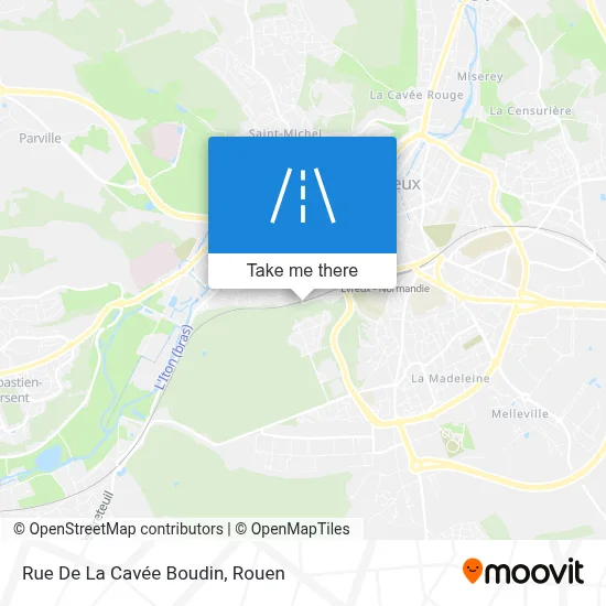 Rue De La Cavée Boudin map