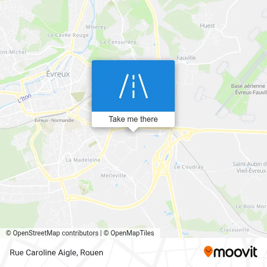 Rue Caroline Aigle map