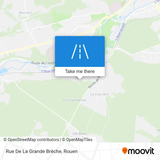 Rue De La Grande Brèche map