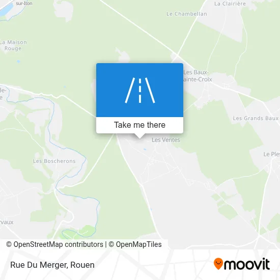 Rue Du Merger map