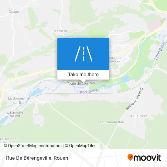 Rue De Bérengeville map