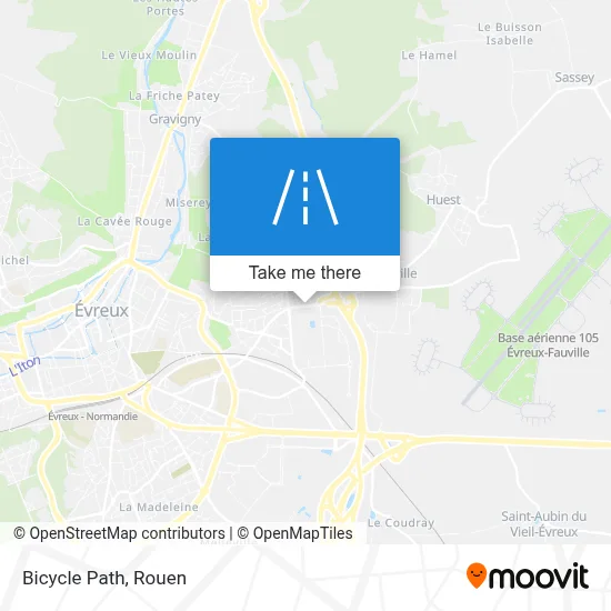 Piste Cyclable map