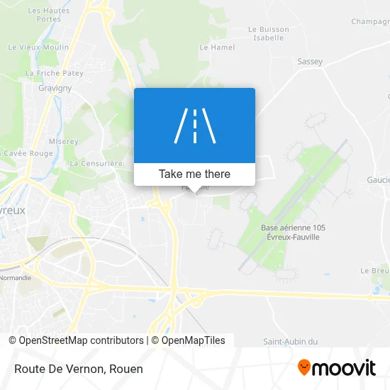 Route De Vernon map