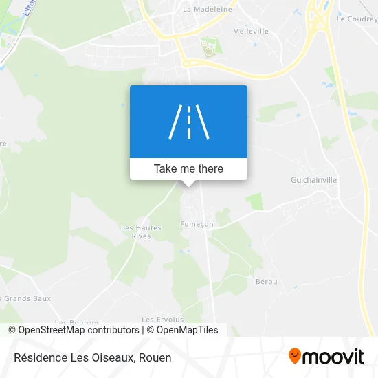 Résidence Les Oiseaux map