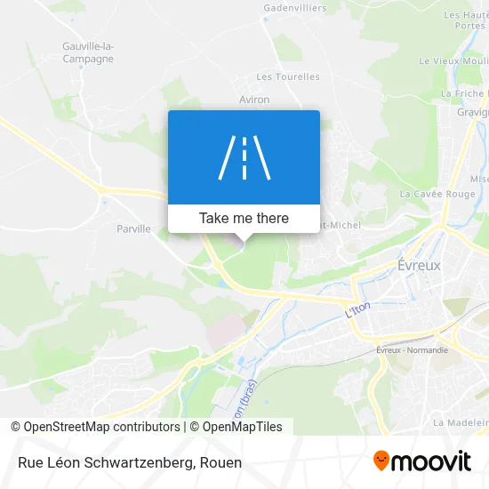 Rue Léon Schwartzenberg map