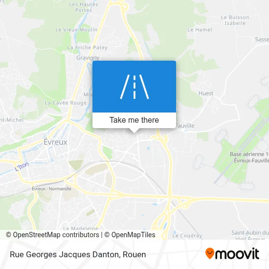 Rue Georges Jacques Danton map