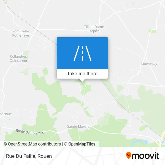 Mapa Rue Du Faille