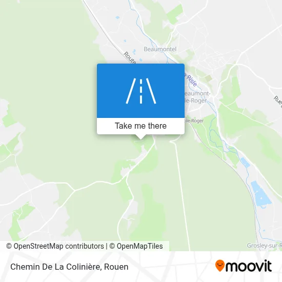 Chemin De La Colinière map