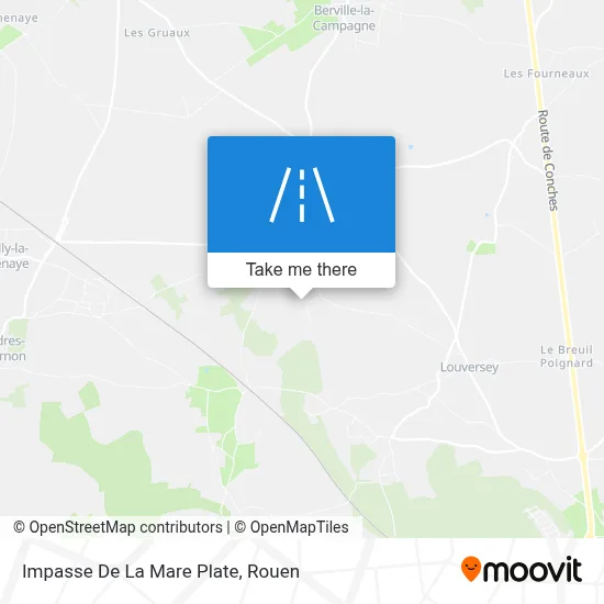 Impasse De La Mare Plate map