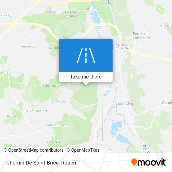 Chemin De Saint-Brice map