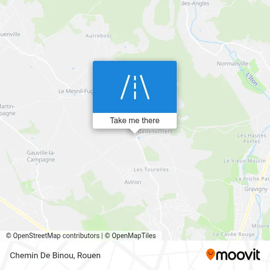 Mapa Chemin De Binou