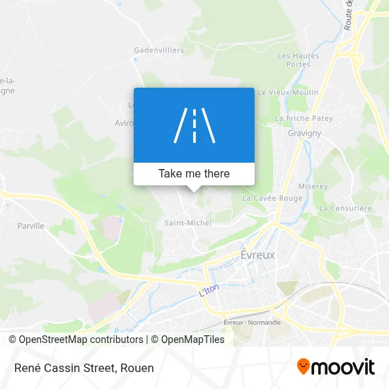 Mapa Rue René Cassin