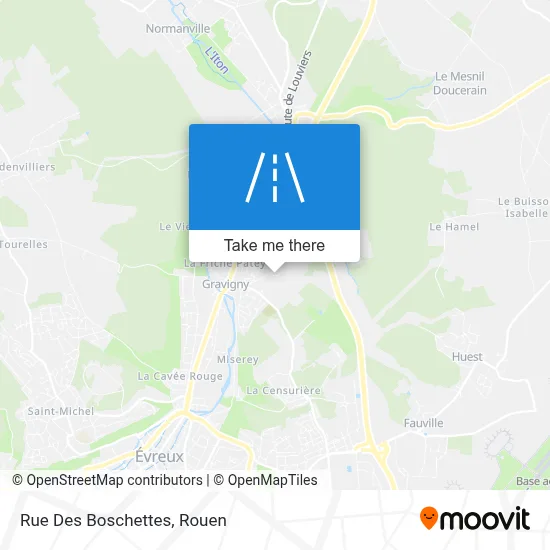 Rue Des Boschettes map