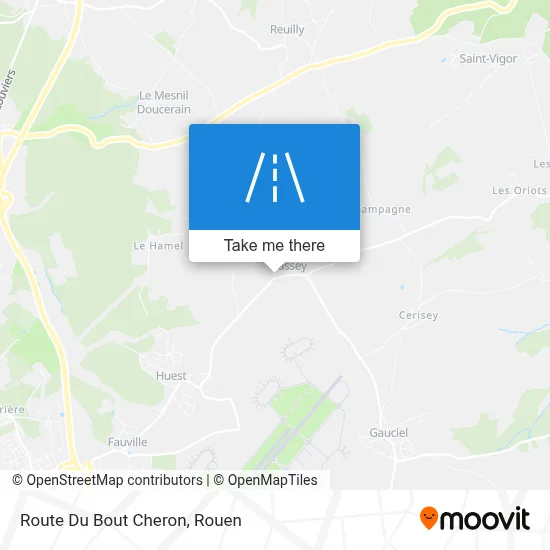 Route Du Bout Cheron map