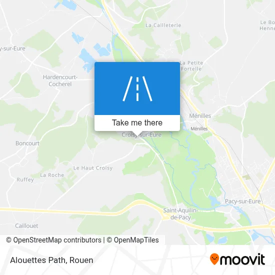 Chemin Des Alouettes map