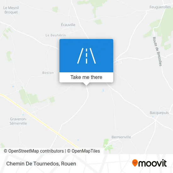 Chemin De Tournedos map