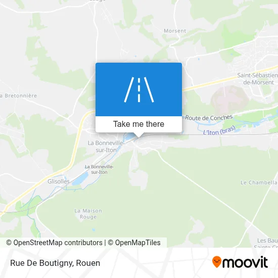 Rue De Boutigny map