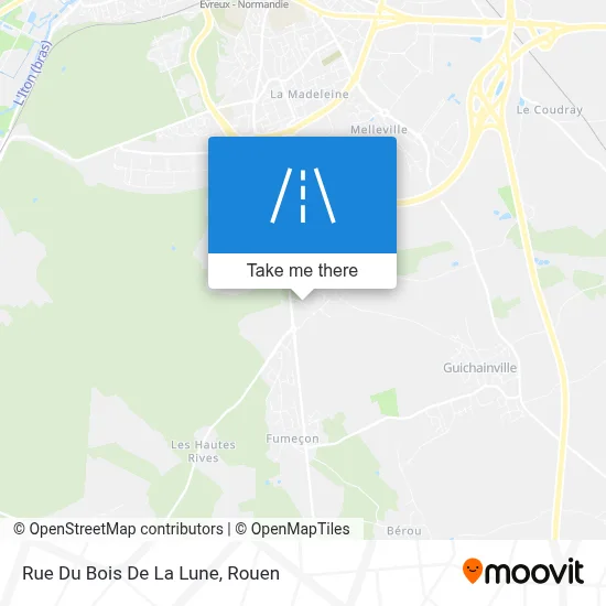 Rue Du Bois De La Lune map