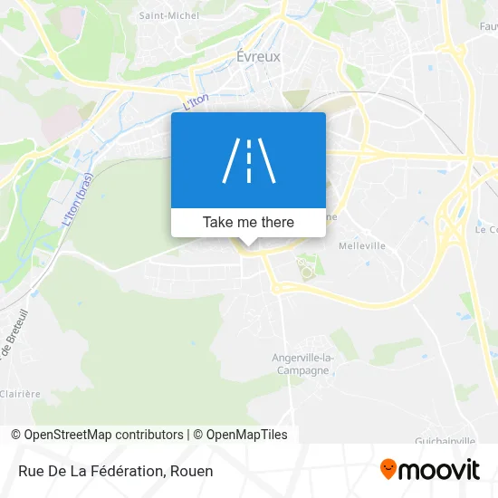Rue De La Fédération map