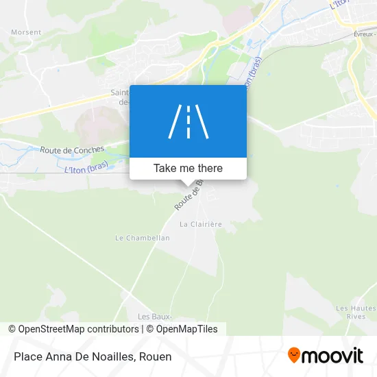 Place Anna De Noailles map