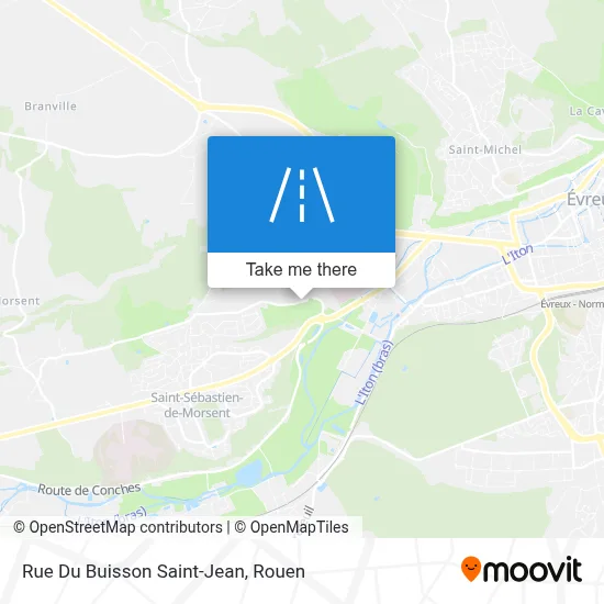 Rue Du Buisson Saint-Jean map